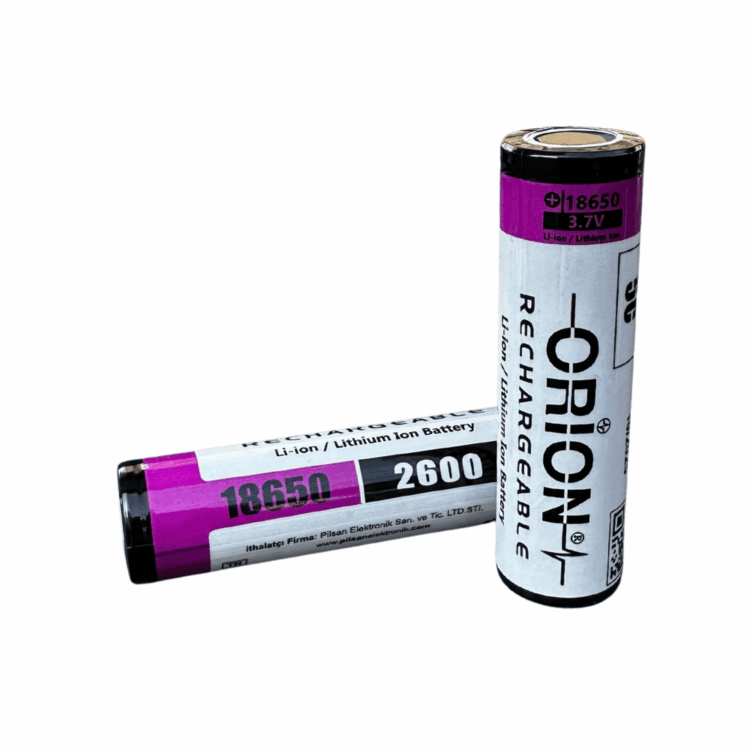 18650 Orion 2600 mAh 3.7v 5C Lityum İyon Pil