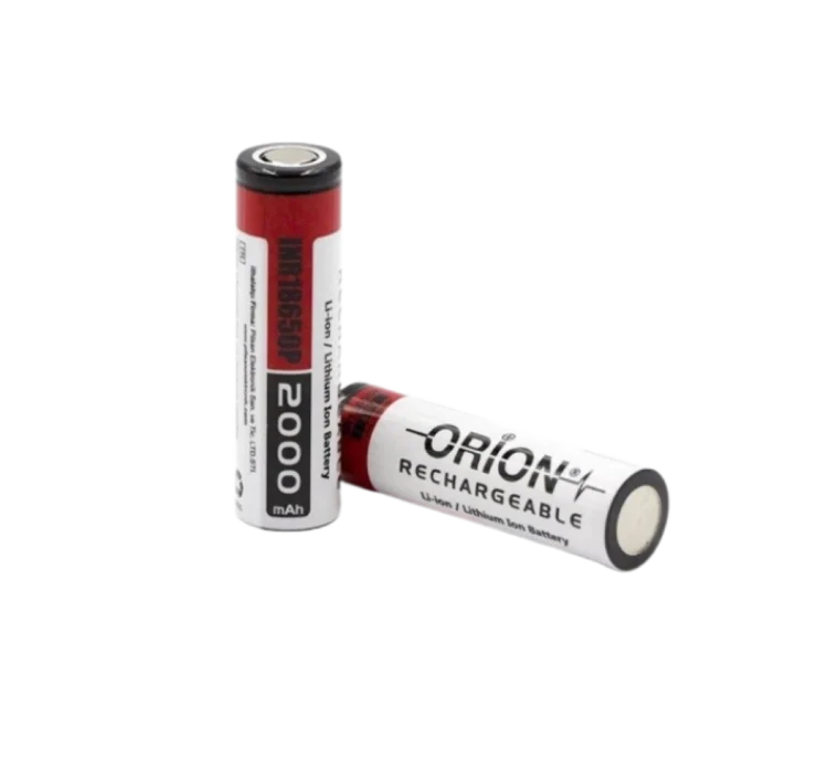 18650 Orion 2000 mAh 3.7v 15C Lityum İyon Pil