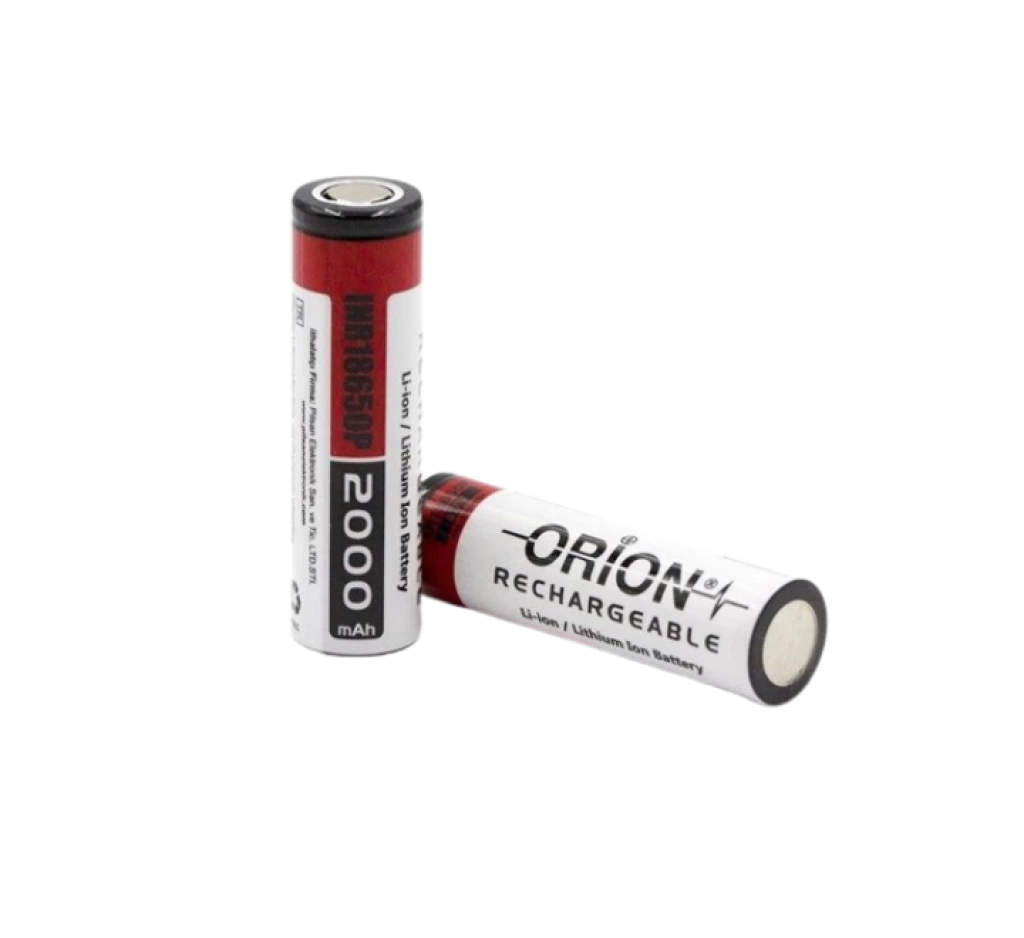 18650 Orion 2000 mAh 3.7v 15C Lityum İyon Pil