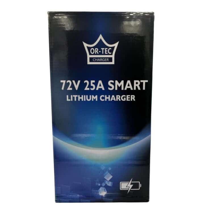 72 Volt 25A LiFePO4 Lityum Şarj Aleti