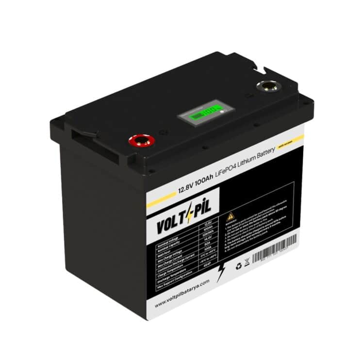Voltpil 12.8V 100Ah LiFePO4 Akü