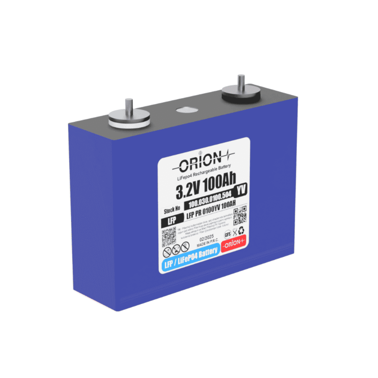 Orion 3.2v 100ah Prizmatik LiFePO4 Pil Hücre