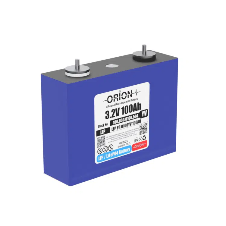 Orion 3.2v 100ah Prizmatik LiFePO4 Pil Hücre
